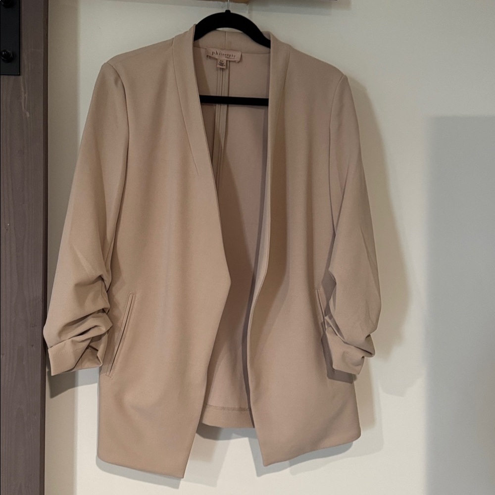 Philosophy Cream Blazer